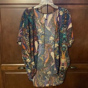 Women's Multicolor Paisley Top